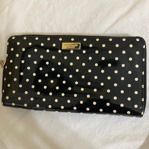 Kate Spade polka dot wallet